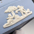 British Vintage Wedgwood Jasperware Rectan Box Accessory Pale Blue