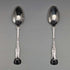 Circa 1914 British Antique Sterling Silver Teaspoon Pair Mappin & Webb