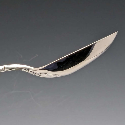 Circa 1914 British Antique Sterling Silver Teaspoon Pair Mappin & Webb
