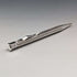 British Vintage Yard O' Red Rolled Silver Hexagon Propelled Pencil in Case