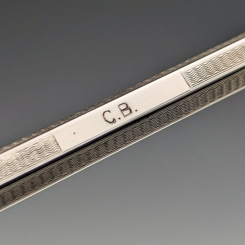 英国ヴィンテージ ヤード・オ・レッド ロールドシルバー ヘキサゴン 推進式ペンシル ケース入り