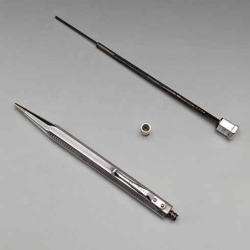 英国ヴィンテージ ヤード・オ・レッド ロールドシルバー ヘキサゴン 推進式ペンシル ケース入り