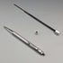 British Vintage Yard O' Red Rolled Silver Hexagon Propelled Pencil in Case