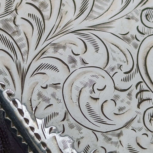 1904 British Antique Sterling Silver Vesta Case Match Case Joseph Gloster