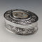 Circa 1900 German Antique 800 Silver Enamel Decoration Box 85g