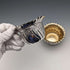 1891 British Antique Sterling Silver Sugar Bowl & Cream Jug 88g James Dixon & Sons