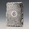 1895 British Antique Sterling Silver Double Door Card Case 91g William Neale