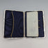 1895 British Antique Sterling Silver Double Door Card Case 91g William Neale