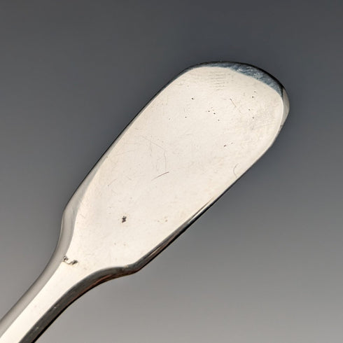 1846 British Antique Sterling Silver Tea Caddy Spoon William Robert Smily