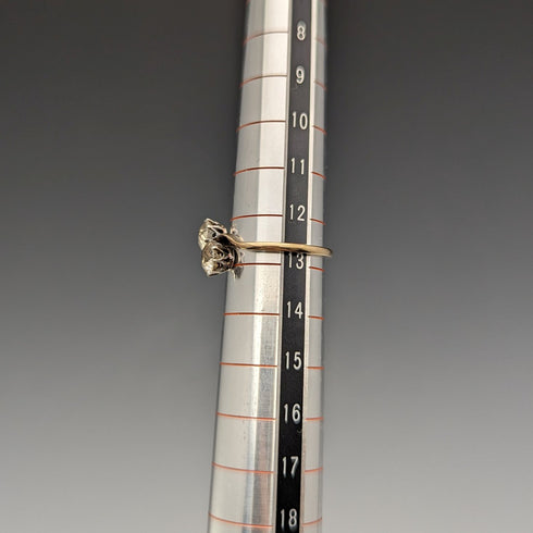 英国ヴィンテージジュエリー K9ゴールド トワエモア リング(13号)指輪