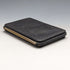 1910 British Antique Sterling Silver Decorated Black Leather Wallet M Chapman