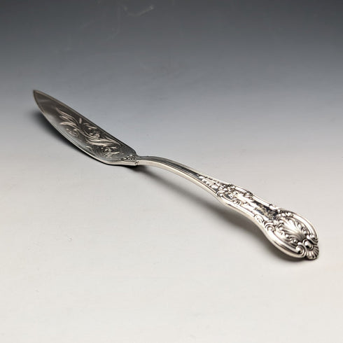 英国アンティーク シルバープレート製 フィッシュサービングナイフ Martin Hall