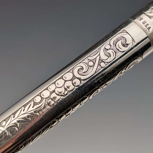 American Vintage Schafer Sterling Silver Ballpoint Pen with Case