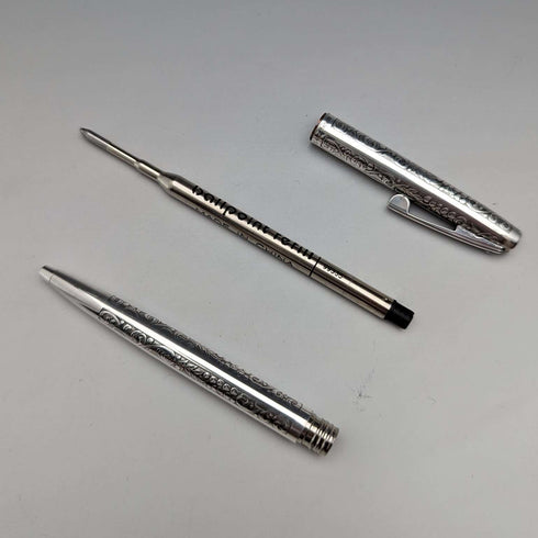 American Vintage Schafer Sterling Silver Ballpoint Pen with Case