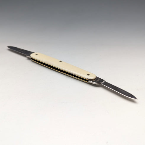 英国ヴィンテージ 樹脂ハンドル ペンナイフ スチールブレードx2 Cox&Sons