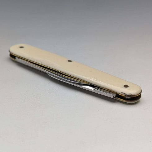 英国ヴィンテージ 樹脂ハンドル ペンナイフ スチールブレードx2 Cox&Sons