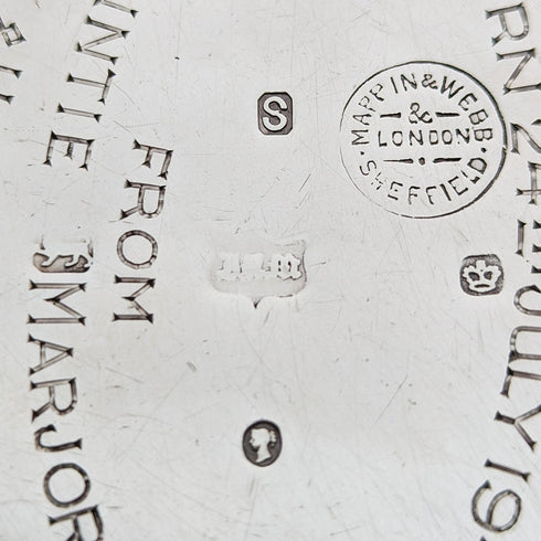 1885 British Antique Sterling Silver Mug 120g Mappin & Webb