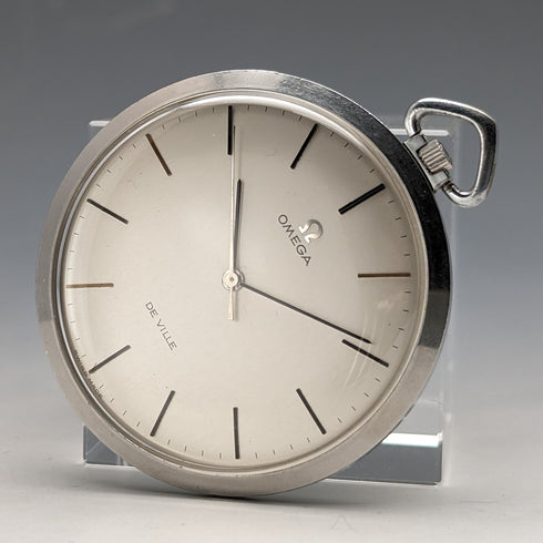 1970年頃 ヴィンテージ オメガ 機械式懐中時計 DeVille 動作良好