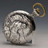 Circa 1912 Antique Zenith pocket watch engraved silver side hunter in good working order