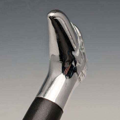 英国ヴィンテージ 紳士用ステッキ イーグルヘッドハンドル ブラックシャフト 90cm