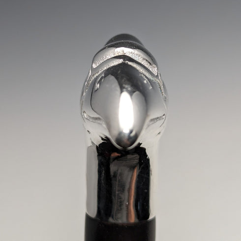 英国ヴィンテージ 紳士用ステッキ イーグルヘッドハンドル ブラックシャフト 90cm