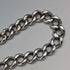 Circa 1890 British Antique Sterling Silver Albert Chain 59g Rotating Fob