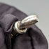 Circa 1900 British Antique Sterling Silver Albert Chain 33g Heart-shaped Amber Fob