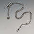 Circa 1910 British Antique Sterling Silver Albert Chain 34g Lion Fob with Amber