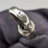 Circa 1910 British Antique Sterling Silver Albert Chain 34g Lion Fob with Amber