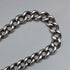Circa 1910 British Antique Sterling Silver Albert Chain 34g Lion Fob with Amber