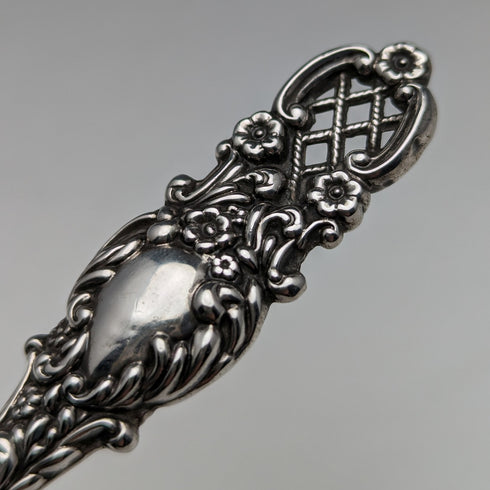 1897 British Antique Sterling Silver Handle Nail File L Bennett