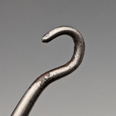 1913 British Antique Sterling Silver Handle Button Hook Crisford & Norris