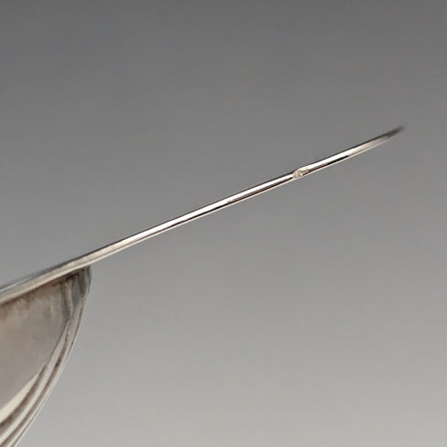 1981年 英国ヴィンテージ 純銀製 シェル型ティーキャディースプーン Isreal Freeman