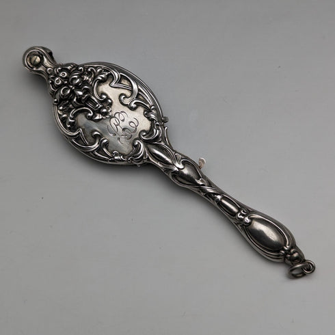 American Antique Sterling Silver Art Nouveau Decoration Portable Folding Glasses Roniette