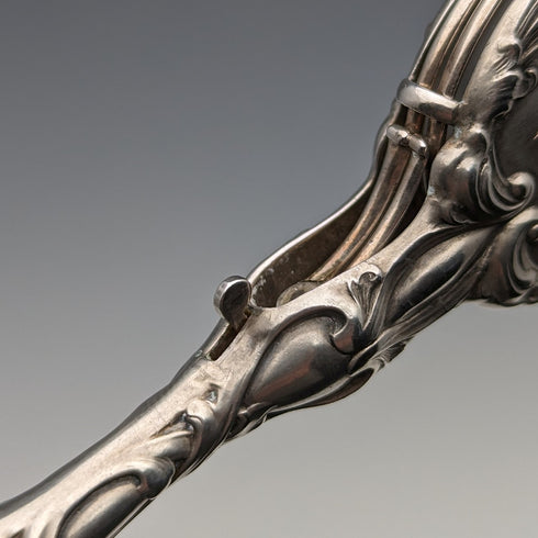 American Antique Sterling Silver Art Nouveau Decoration Portable Folding Glasses Roniette