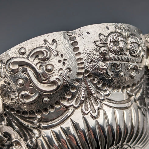 1903 年英國古董純銀高腳碗 126 克 Goldsmiths & Silversmiths