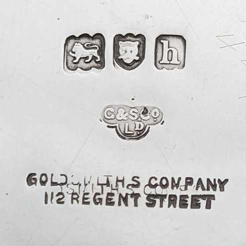 1903 年英國古董純銀高腳碗 126 克 Goldsmiths & Silversmiths