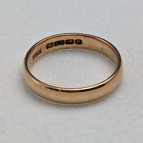 1979 British Vintage Jewelry K22 Gold Ring Ring WM