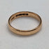 1979 British Vintage Jewelry K22 Gold Ring Ring WM