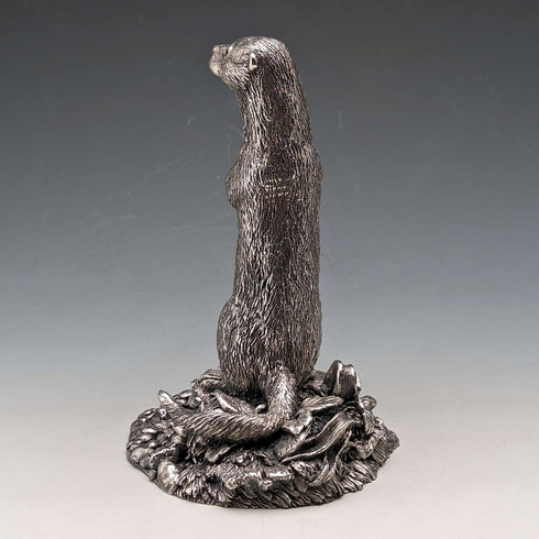 UK Country Artist Company Otter Sterling Silver Sculpture Figurine