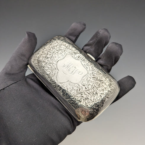 1919 年英國古董純銀零皮夾 69 克 William Hair Haseler