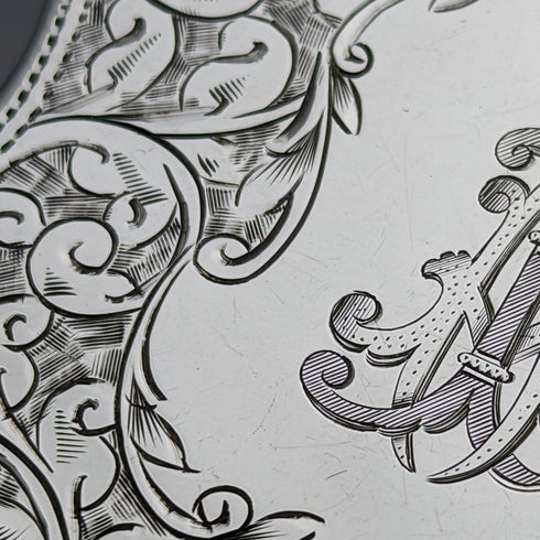 【お取り置き中】1913年 英国アンティーク 純銀製 小型カードケース 59g G Loveridge