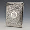 1898 British Antique Sterling Silver Card Case 62g William Neale