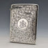1898 British Antique Sterling Silver Card Case 62g William Neale