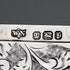 1898 British Antique Sterling Silver Card Case 62g William Neale