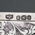 1898 British Antique Sterling Silver Card Case 62g William Neale