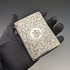 1898 British Antique Sterling Silver Card Case 62g William Neale