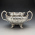 1840 British Antique Sterling Silver Sugar Bowl 390g Barnard Family