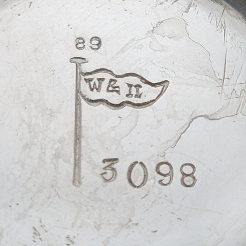 約 1880 年英國古董鍍銀咖啡壺 Walker & Hall