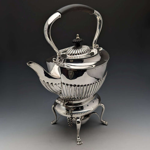 約 1900 年英國古董鍍銀茶壺套裝 John Pound